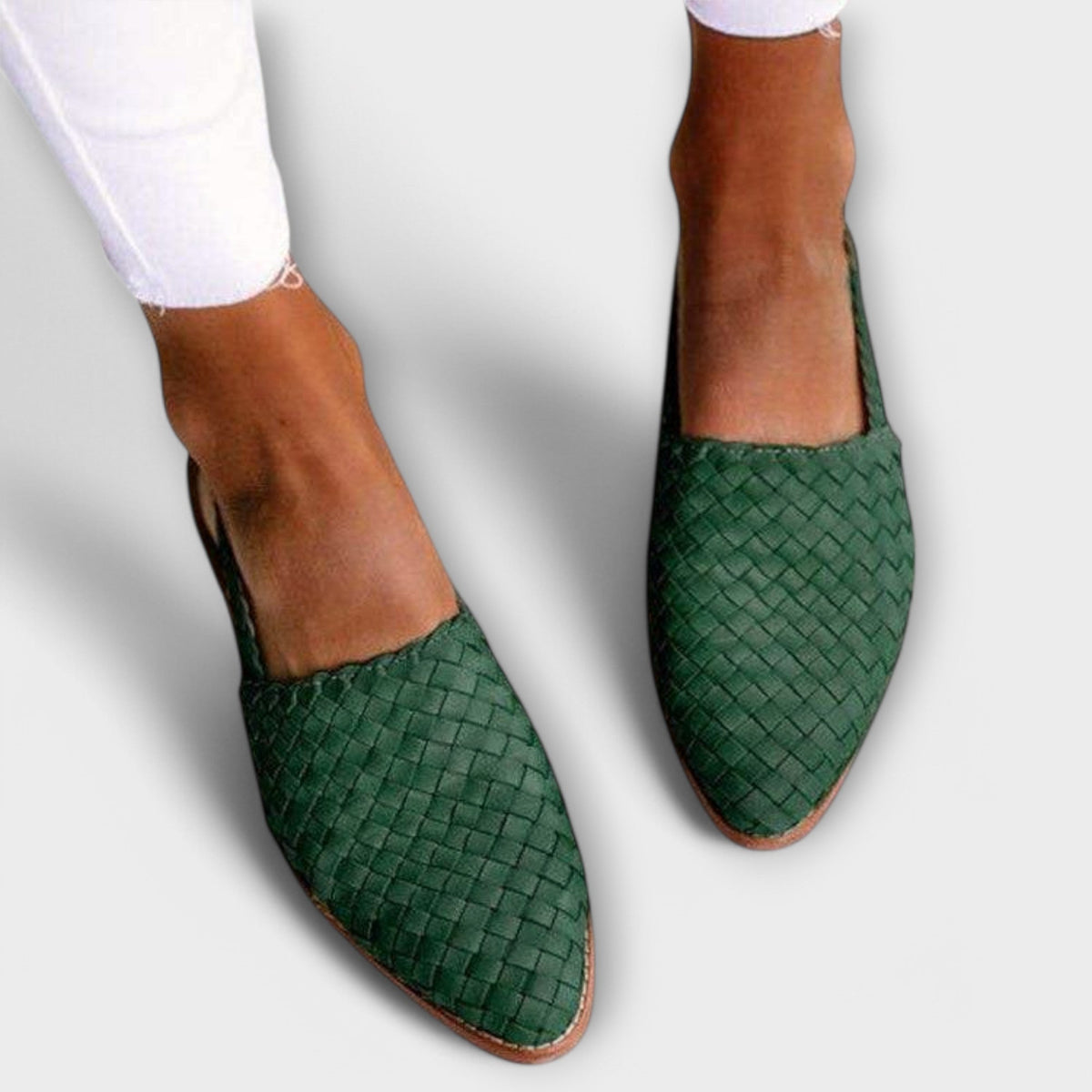 Sandy™ - Woven Leather Moccasins