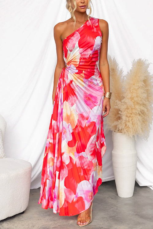 Ivy & Grace™ | Vibrant Tropical Evening Dress