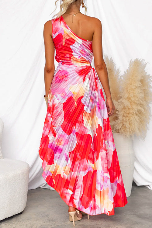 Ivy & Grace™ | Pleated One-Shoulder Dress