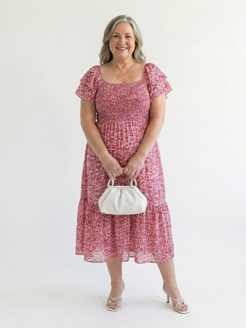 Ainhoa™ | Vestido Midi Floral y Femenino