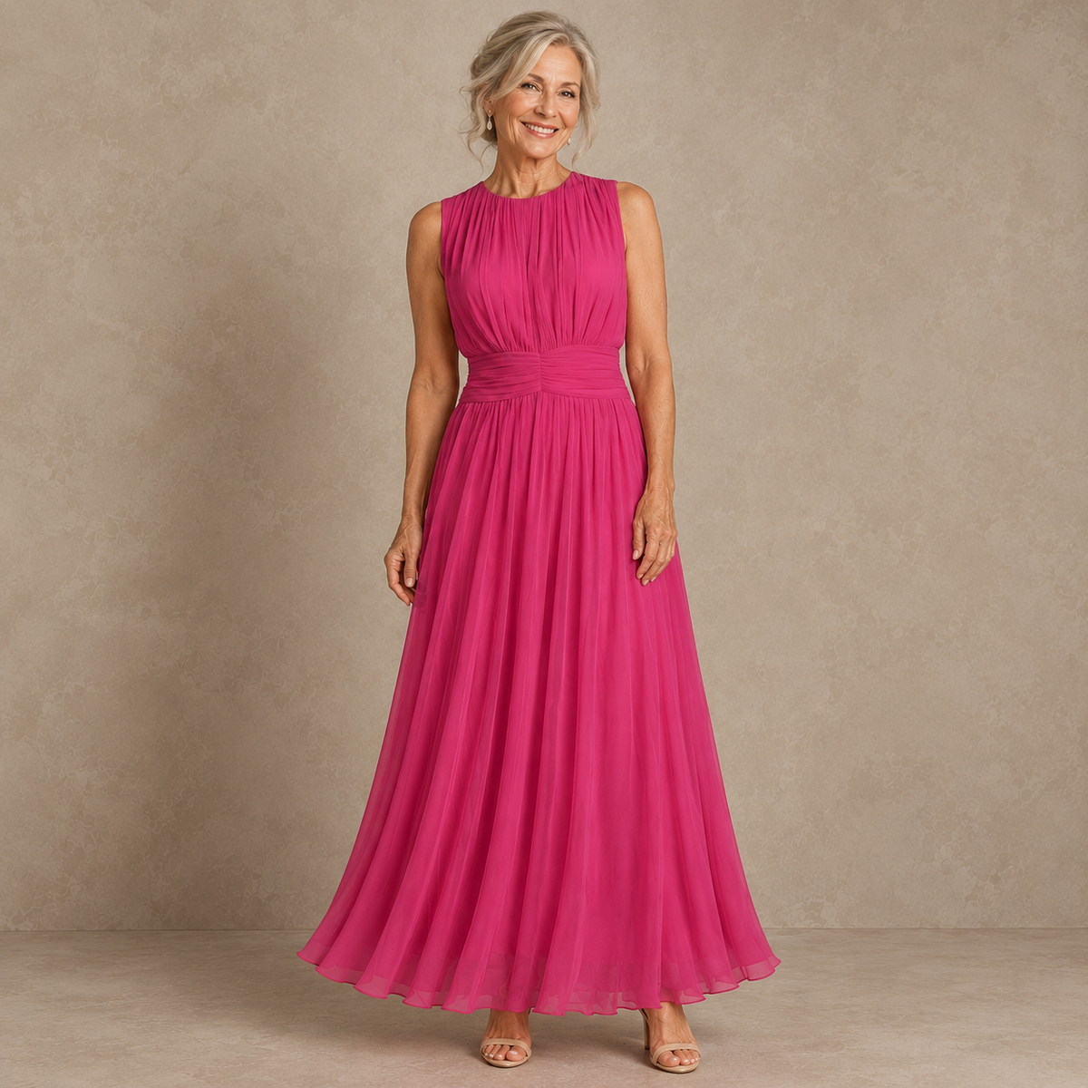 Iselle | Flattering Waist Maxi Dress
