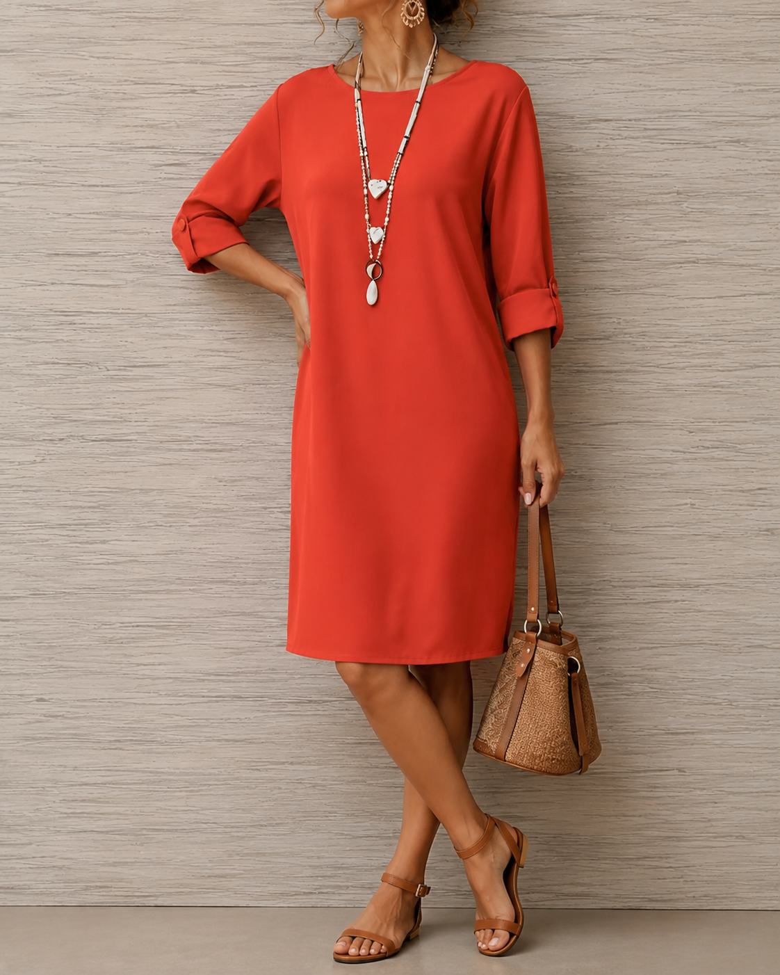 Helen | Tummy-Contouring Midi Dress