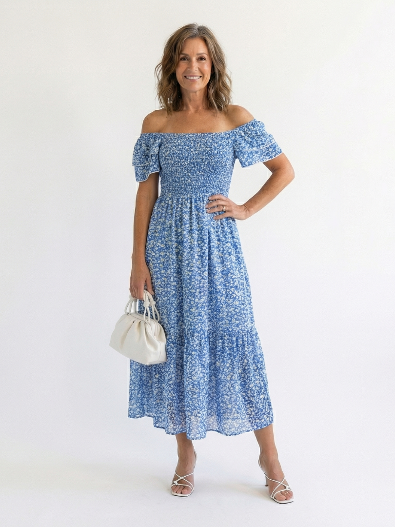 Ainhoa™ | Vestido Midi Floral y Femenino