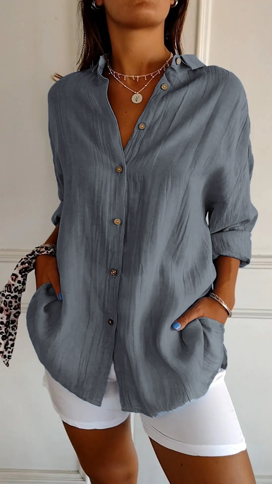 Bea | Relaxed Button-Down Shirt