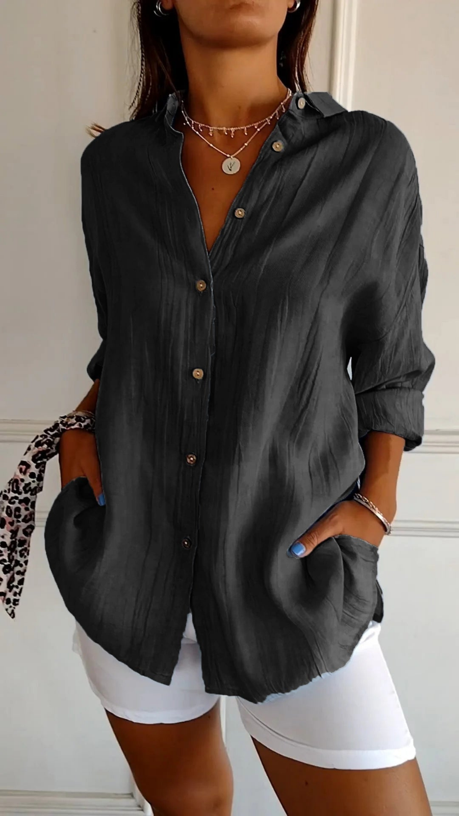 Bea | Relaxed Button-Down Shirt