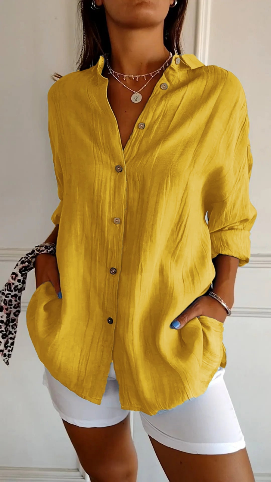 Bea | Relaxed Button-Down Shirt
