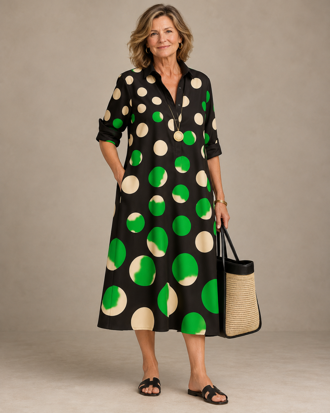 Eliza | Elegant Midi Dress