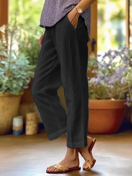 Della | Relaxed Tapered Cropped Pants