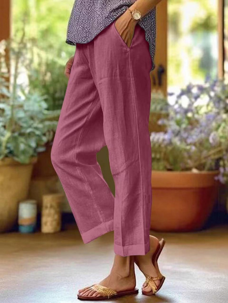 Della | Relaxed Tapered Cropped Pants