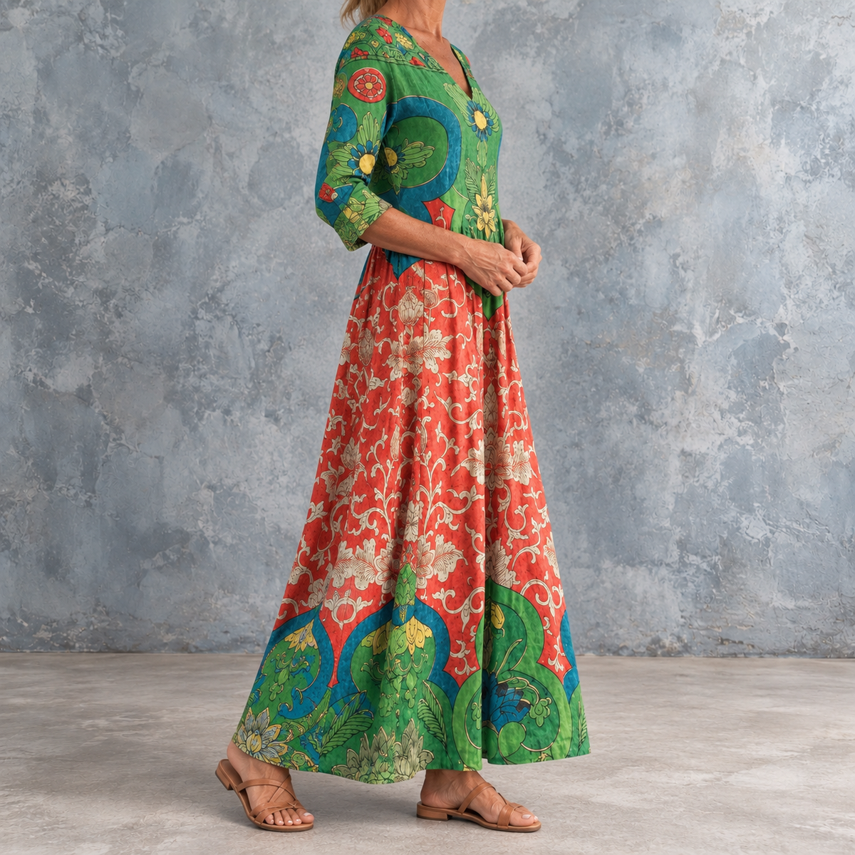 Zola | Boho Floral Maxi Dress